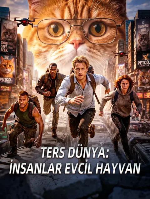 TERS DÜNYA: İNSANLAR EVCİL HAYVAN dizisi kapak görseli — 40 bölüm full HD Türkçe izle