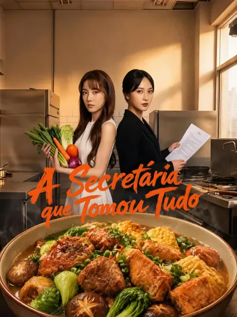 A Secretária que Tomou Tudo capa — assistir aos 39 episódios grátis em HD