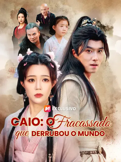 Caio: O Fracassado que Derrubou o Mundo capa — assistir aos 64 episódios grátis em HD