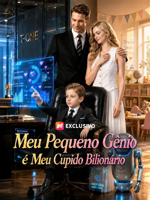 Meu Pequeno Gênio é Meu Cupido Bilionário capa — assistir aos 49 episódios grátis em HD