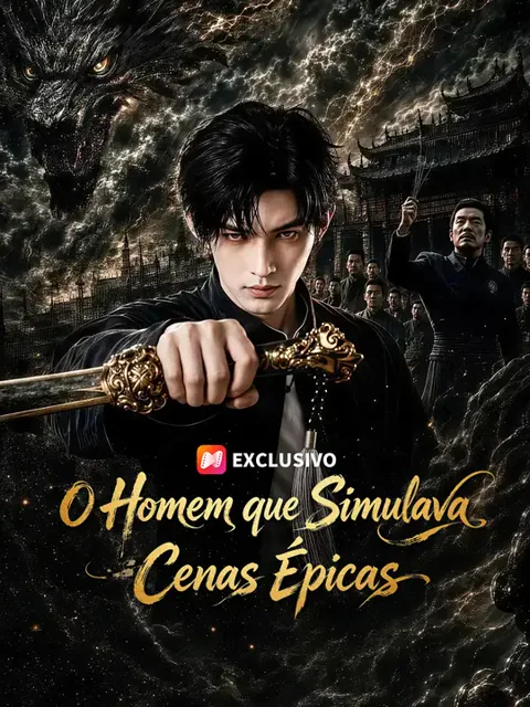 O Homem que Simulava Cenas Épicas capa — assistir aos 60 episódios grátis em HD