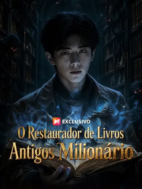 O Restaurador de Livros Antigos Milionário capa — assistir aos 50 episódios grátis em HD