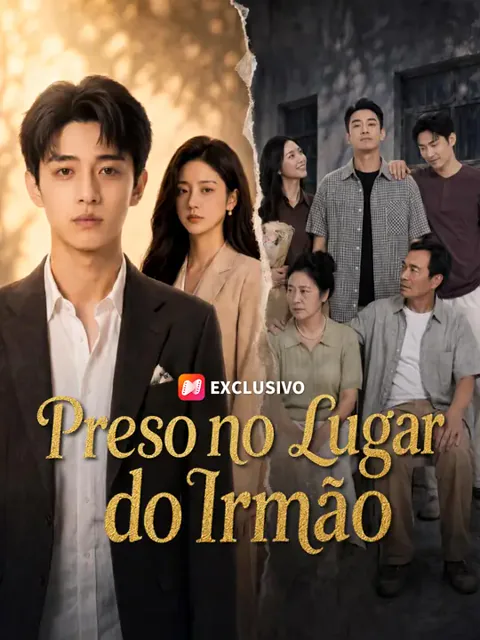 Preso no Lugar do Irmão capa — assistir aos 52 episódios grátis em HD