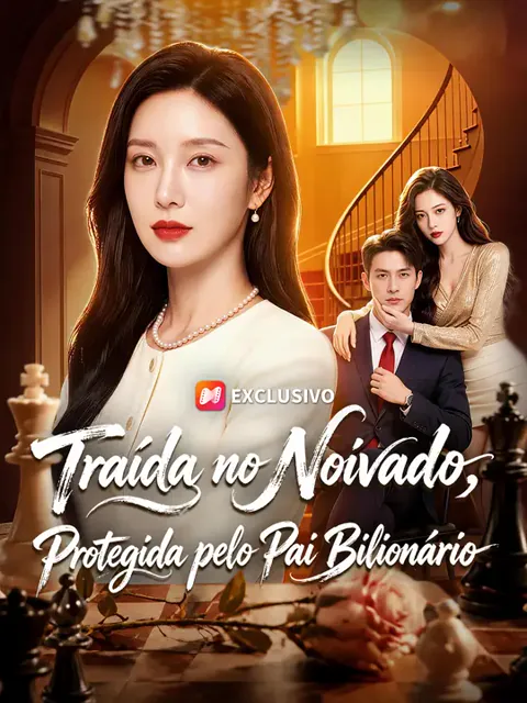 Traída no Noivado, Protegida pelo Pai Bilionário capa — assistir aos 60 episódios grátis em HD