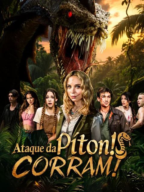 Ataque da píton! Corram! capa — assistir aos 53 episódios grátis em HD
