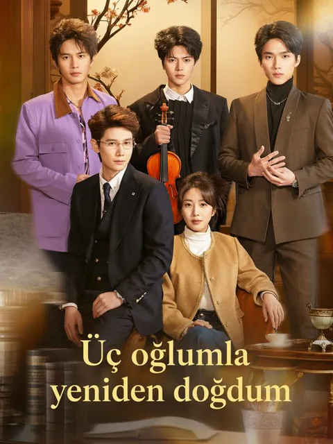 Üç oğlumla yeniden doğdum dizisi kapak görseli — 91 bölüm full HD Türkçe izle