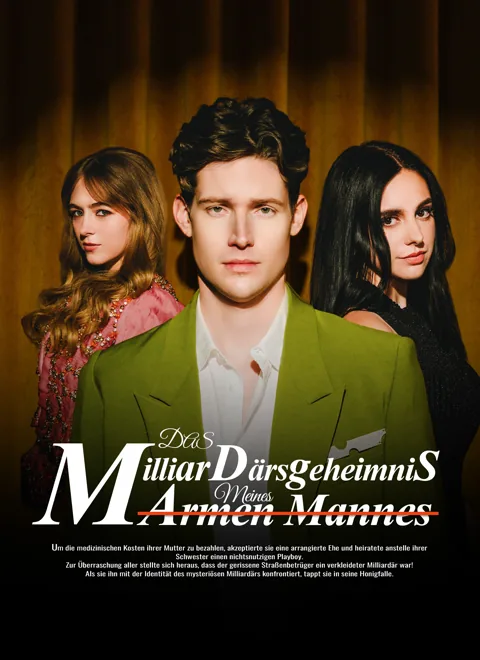 Das Milliardärsgeheimnis meines armen Mannes Cover — alle 90 Folgen kostenlos in HD ansehen