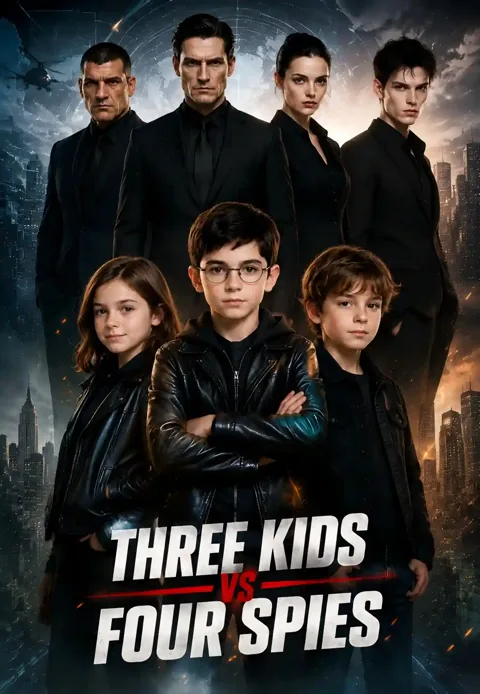 Three Kids vs Four Spies cover image — watch all 42 episodes free in HD