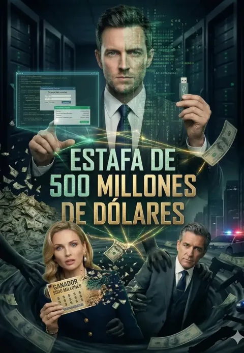 El fraude de quinientos millones de dólares portada — ver los 22 episodios gratis en HD